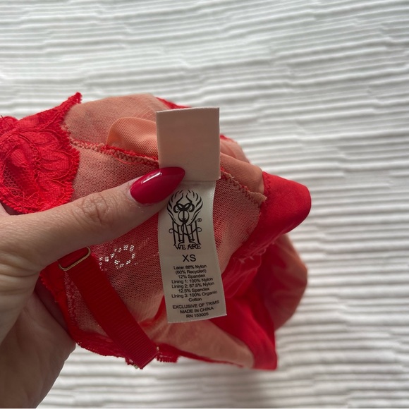 We Are HaH Cherry Red Bodysuit - Picture 2 of 5